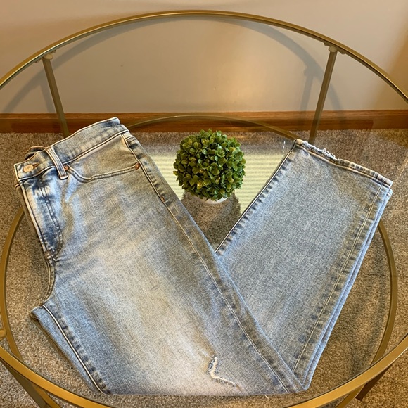 Express Straight Ankle High Rise Jeans - Picture 3 of 16